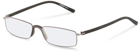 Rodenstock Unisex Lesebrille ProRead R2640 Lesehilfe bei Weitsichtigkeit, Brille mit leichtem Edelstahlgestell (+1 / +1,5 / +2 / +2,5), Grau/Grün