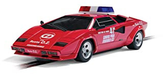 Scalextric C4329 1:32 Lamborghini Countach 1983 Monaco GP - Slotcar, Rennbahn, Auto für Rennbahn, Rennbahnauto, Rennbahn für Kinder, Kinderspielzeug, Zubehör für Kinderrennbahnen