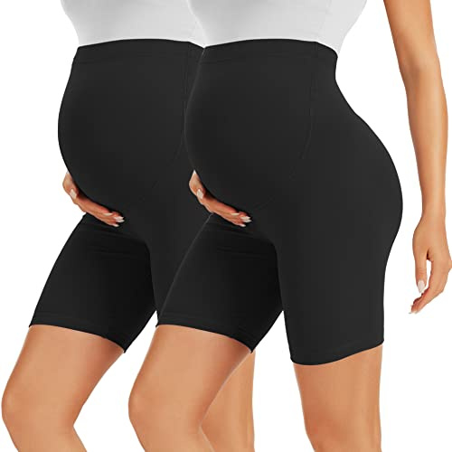 BONVIGOR Buttercloud Maternity Shorts Over The Belly 5/8