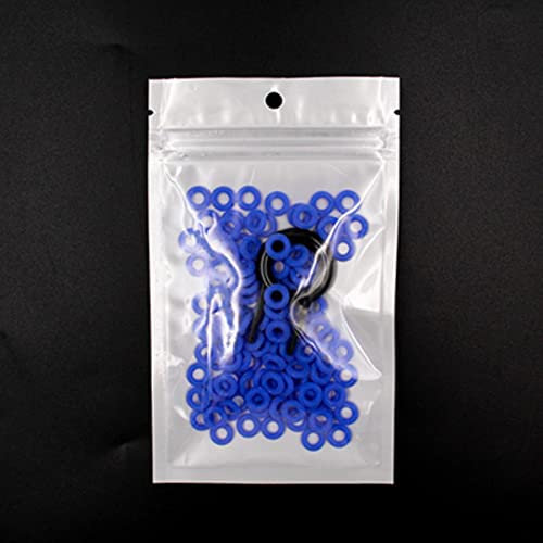 125pcs Keycaps O Ring Seal Switch Sound Dampeners For Keyboard Damper Replacement Noise Reduction Keyboard O-ring Seal-8x5x1.5mm,Blue