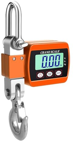 Digital Fiskvåg Hängvåg, 1102lb/500kg Kranvåg Vägningskrokvåg Elektronisk Fiskevåg Bagagevåg Handhållen Resväskavåg Med Krok Med LCD HD-skärm För Jaktkonstruktion