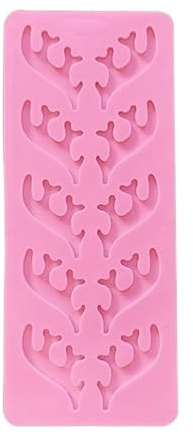 Moldes de silicona para fondant con forma de cuernos de alce de Navidad, tazas de pasteles, cuernos pequeños, inserto de chocolate, accesorios de decoración, molde de silicona para caramelos, juego de