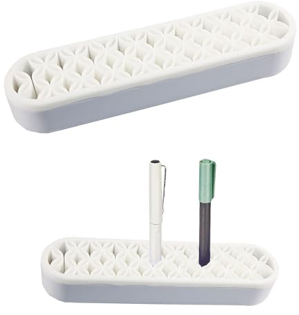 Lebartm Schreibtisch Organizer Silikon Makeup Pinselhalter Mehrzweck Stifthalter Nähwerkzeug Aufbewahrungsbox fürPinsel, Kunstzubehör, Malpinsel und Kunsthandwerk