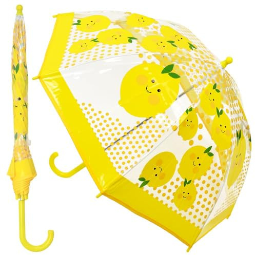 A2Z Kids Girls Dome - Umbrella AZ20388 Lemon