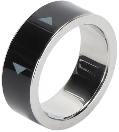 Vikye Anello di Scorrimento Remoto Intelligente, Anello Girapagina per Foto Impermeabile con un Anello di Scorrimento di Ricarica Magnetica Bluetooth (Misura 20, diametro interno