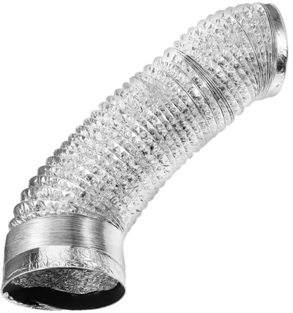 Angoily Exhaust Pipe Accessories Foil Flexible Range Hood Vent Hose Kitchen Ventilation Ducting Stove Replacement Hose for Home Use