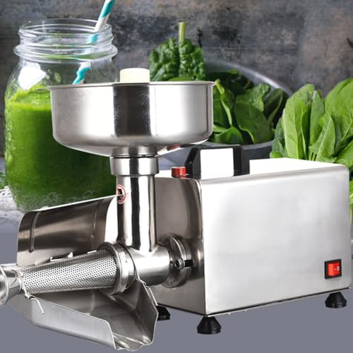 Passapomodoro Elettrico Colino elettrico per macinazione commerciale, macchina da 370 W, spremiagrumi per frutta e verdura in acciaio inossidabile, macchina per alimenti e salse