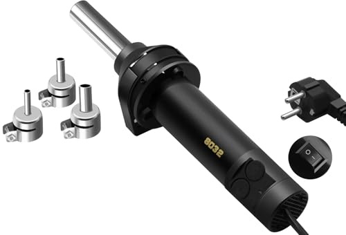 Soldering Station 8032 Portable Heat Hot Air Gun BGA Rework Solder Station Hot Air Blower Hair Dryer Soldering Hairdryer(8032 Kit I)