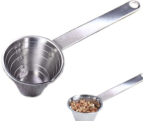 Cucchiai di misurazione di precisione in acciaio inossidabile, misurino in metallo, cucchiaini di misurazione del grammo di metallo piccoli grammi di metallo accessori da forno multifunzionali, vassoi