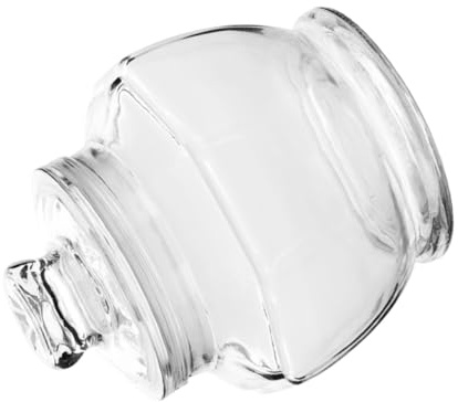 LOLIPPYY Tarro de Vidrio Transparente para Encurtidos Pequeño Bote Hermético para Almacenamiento de Alimentos Envase Seguro para Cocina para Aceitunas y Granos