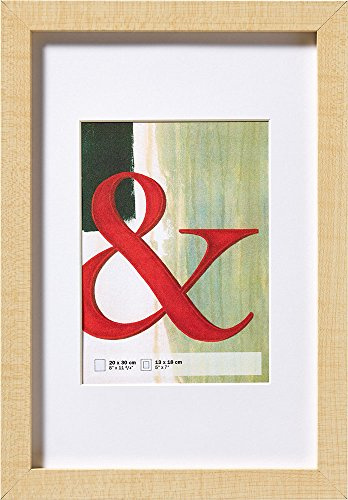 walther design Bilderrahmen natur 30 x 40 cm Echtglas Stockholm EA040H