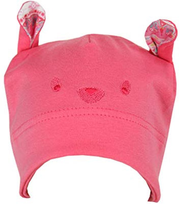 maximo Mädchen Babymütze Gesicht mit Öhrchen pink, Gr. 37 (37)