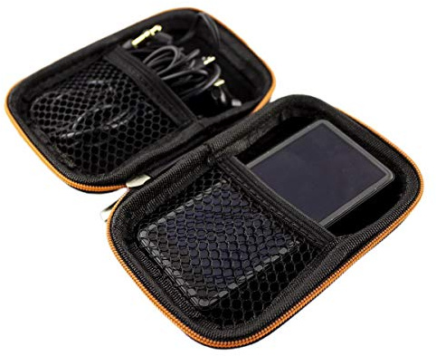 caseroxx Transport Schutztasche für MP3 / MP4 Player wie Victure, AGPTEK, Soulcker, SVMUU etc. in schwarz
