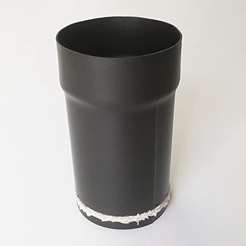 Aflex raccordo per stufa a legna - camino manicotto tronchetto MF telescopico (120mm)