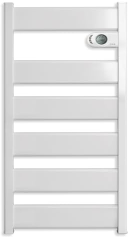 HJM LYSA 750 Toallero Eléctrico Cerámico Blanco | Secatoallas | 750W | Bajo Consumo - Programable 24/7 | Función Turbo