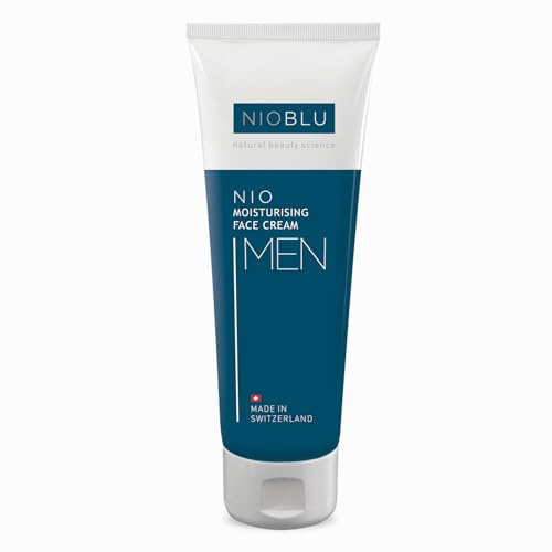 Nioblu - Nio Crema Viso Idratante - Uomo - Texture leggera - Facile assorbimento - Idratante - Nutriente - Protegge la pelle - Con ingredienti naturali - Tecnologia avanzata - 100 ml