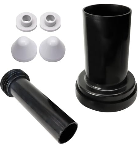 OasisFlow Wall Hung Toilet Hidden Tank Drain Pipe Set, Durable Plastic Compatible with TOTO THU334#01 - Includes Drain and Flush Pipes, Nuts, Easy Installation Fit TOTO Toilet Replacement Parts