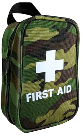 Survival Medical Kit | Erste Hilfe Survival Kit | Tragbare Medizintasche | Outdoor Erste-Hilfe-Kit, Wasserdichte Medizintasche, Kompaktes Überlebens-Kit, Medizinbedarfstasche, armee-grün, Refer to