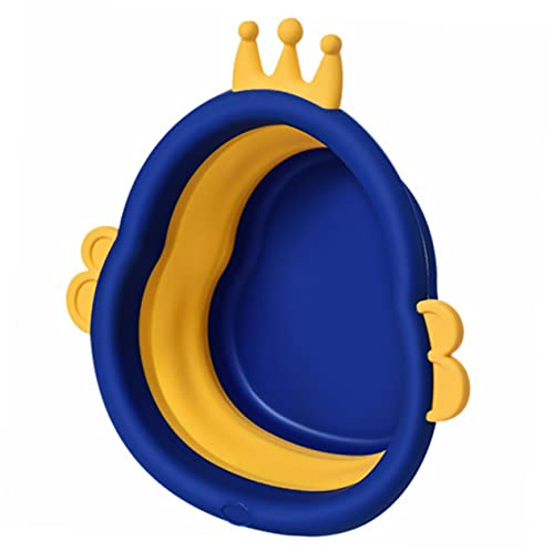 Vaguelly Kleines Babywaschbecken mit Cartoon Design aus Stabilem Pp Tragbares Kleiner Gesichtswaschbecken für Kinder mit Großer Kapazität und Praktischem Hängegriff