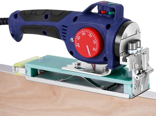 YUCHENGTECH Hot Melt Edge Bander Woodworking Edge Banding Machine 50-300℃ Temperature Adjustment Manual Portable Edge Bander Banding Machine for Hot Melt Adhesive Edge Banding Strip