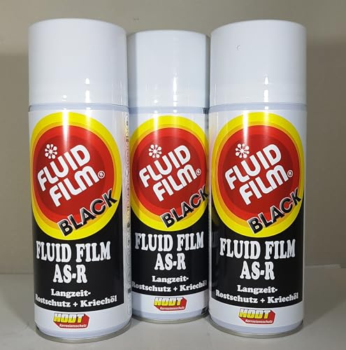 Generisch 3X 400ml Hodt AS-R Black schwarz Unterbodenschutz Spray