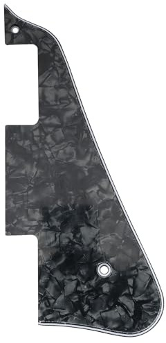 Musiclily Pro LP Gitarren Schlagbrett Pickguard 4 lagig Black Pearl | für China Made Epi LP Standard Modern Style E-Gitarre