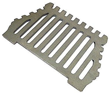 Queenstar 18 Inch Cast Iron Fire Grate (Bottom Grate) - Flat/No Legs