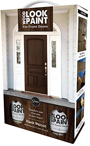 Giani Wood Look Paint Kit for Front & Interior Doors (Black Walnut)