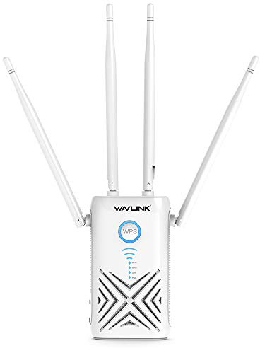 Wavlink Antenne WiFi Rang Extender X - Ac1200 Double Bande sans Fil AP/WiFi Répéteur/Routeur avec Double Giga LAN et Antennes à Gain élevé