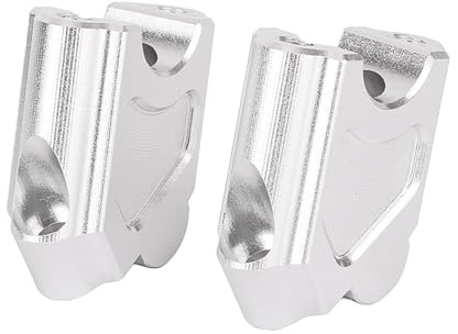 Fast Pro Motorcycle Handlebar Risers Clamp Mount Handle bar Riser for F700GS F700 GS F 700 GS F 700GS 2013-2017 F650GS F 650 GS F 650GS F650 GS Silver