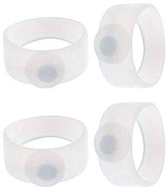 ZoTuoART Magnetischer Zehenring für die Gesundheit, Körperpflege, Magnettherapie, schneller Gewichtsverlust, Gewichtsverlust, Fettreduzierung, Körperfettmassage, Silikon, Fuß, magnetisch, 4 Stück
