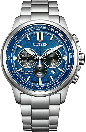 Citizen Reloj Cronógrafo para Hombres de Eco-Drive con Correa en Titanio
