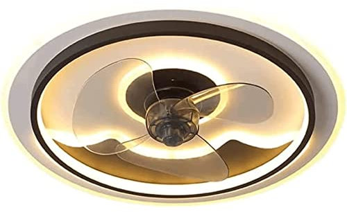 Lampade Ventilatore da soffitto dal design elegante e sicuro, ventilatore da soffitto regolabile a 3 velocità, lampadario a LED da 59 W per soggiorno, camera da letto Mobilia
