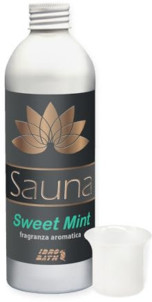 IDRO BATH Fragranza Aromatica Sweet Mint concentrata 250ml + Bicchierino dosatore - Profumi per Sauna