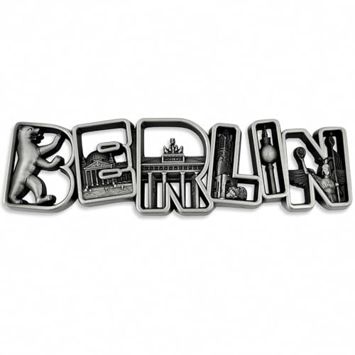 United1871 Metall-Magnet Berlin | typisches Hauptstadt Souvenir | Kühlschrankmagnet | Designed in Germany