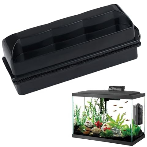 Aquarium Glas Starke Magnetbürste,Aquarium Glasreiniger,Magnetisches Reinigungswerkzeug,Reinigungs Magnet Bürste,Für Fischglasbecken Aquarienreinigung Algenentfernung(M) | Magnetisches Reinigungswerkzeug,Reinigungs Magnet Bürste,Für Fischglasbecken Aquarienreinigung Algenentfernung(M)