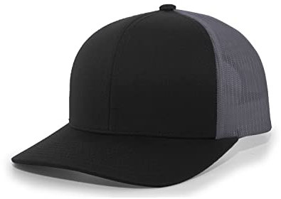Pacific Headwear Trucker Snapback Cap – Classic Mesh Breathable, Structured Fit & Adjustable Sports Hat RN