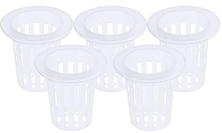 Cabilock 30stücke Netztöpfe Für Hydrokultur Mesh Soilless Kultur Gemüse Töpfe Körbe Tassen Mit Schlitz Für Effizientes Pflanzenwachstum Geeignet Für Aquaponik Und Orchideen