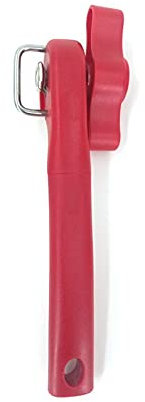 Abre Botes CAN Manual de acero inoxidable CAN Abrelatas fácilmente abrelatas con knob cocina Abridor De Tarros (Color : Red)
