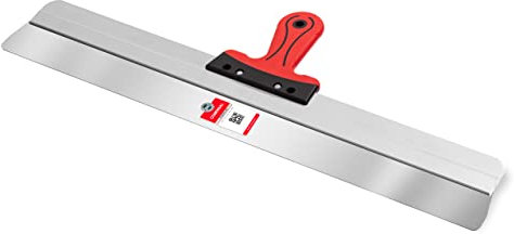 COMENSAL® Flächenspachtel 600 mm - Fassadenspachtel - Ergonomisch Geformter - Gipswerkzeuge - Edelstahl - Made in EU