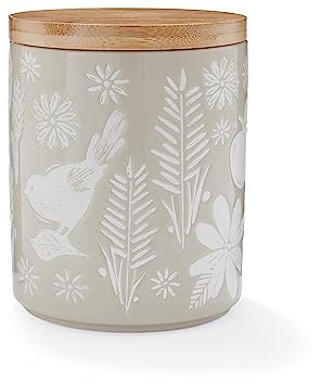 Cooksmart Homestead Ceramic Airtight Storage Jars for Pasta and Rice | British Designed, Airtight Seal, Food Storage, Kitchen Organisation, Durable Ceramic, Easy Clean, Pantry Storage