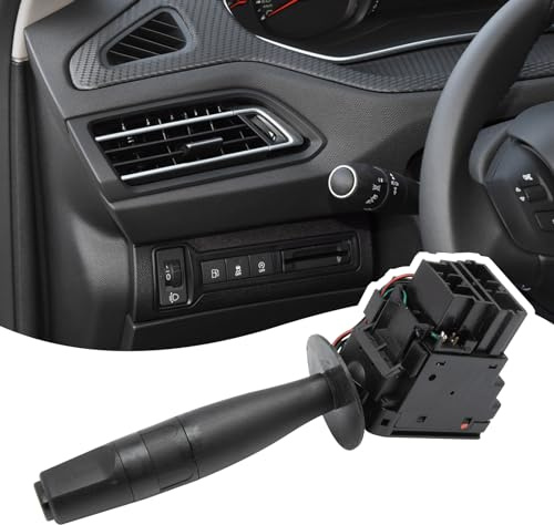 Konuooer Commodo 206 - Interruptor de columna de dirección 9623641569 compatible con 106 306 Expert Partner Scudo Berlingo Saxo Jumpy Scudo 625369 Control de faros intermitentes