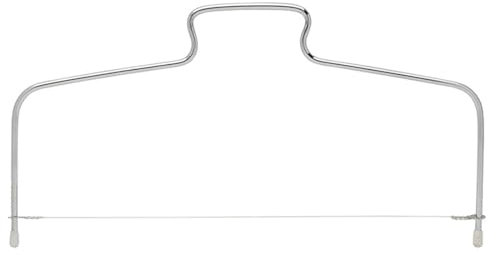 LIDOUK Cake Slicer, Leveller, Layer Cutter Wire, Carbon Steel Baking Accessory (32 cm, Silver)