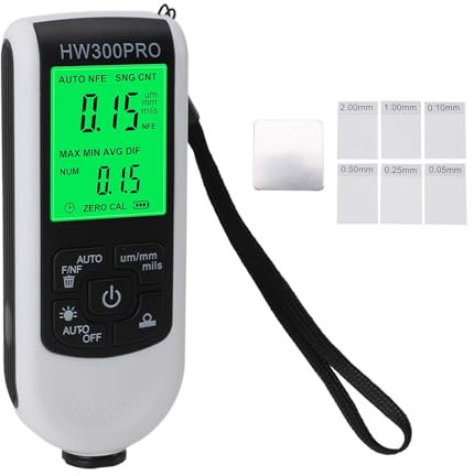Lackdickenmessgerät TC100 Auto-Beschichtungsdickenmessgerät, Lack-Dickenmessgerät, Messgerät, überprüfen Sie das Beste -Beschichtungstiefenmessgerät, Tester, Digitales Messgerät