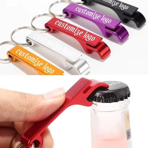 20 Pezzi Portachiavi Apribottiglie Personalizzato Con Testo/logo, Bomboniere Apribottiglie Portachiavi Con Nome Personalizzato Per Gli Ospiti, Forniture Per Feste E Anniversari