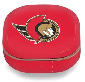 Head Case Designs Offizielle NHL Einfach Ottawa Senators Vinyl Haut Aufkleber Abziehbild Abdeckung kompatibel mit Buds Live/Buds Pro / Buds2
