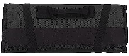 Werkzeugtasche Rollenform - Werkzeugrolle Leder, Bordwerkzeug Tasche Motorrad, wasserdicht & strapazierfähig 600D Oxford, große Kapazität, tragbar mit Griff & Sicherheitsriemen