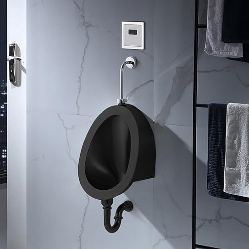 PLMNBQWE Urinoir Mural Automatique en Acier Inoxydable 304, urinoir Intelligent à Chasse d'eau pour Hommes et Adultes, urinoir à rinçage, capteur Domestique/Commercial
