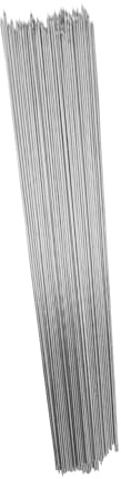 Milisten 100 Pièces Brochettes Barbecue Inox Solides Argentés pour Cuisson Extérieur Camping Pique Ustensiles Barbecue Pratiques