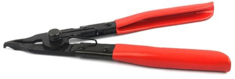 Externe Sprengringzange mit 1 mm dünner Flachkopfspitze und 21 mm Backenkapazität für Automobil-Sicherungsring-Anwendungen